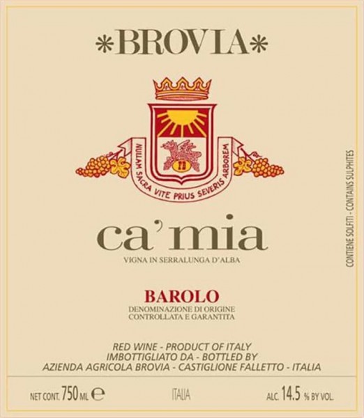 Fratelli Brovia - Barolo Brea Vigna Camia 2020 (750ml)