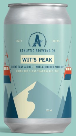 Athletic Brewing - Wit's Peak Non-Alcoholic Witbier (62)