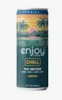 Enjoy - Chill Lemon 50mg THC Seltzer 4 Pack 12oz Cans 0 (750)