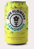 Five Flowers - Lemonade 5mg THC & CBD 4 Pack 12oz Cans