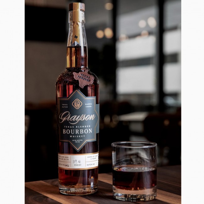 Grayson Texas Whiskey - Blended Bourbon 3yr 2023 0 (750)