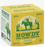 Howdy - 5mg THC Lemonade 4 Pack 12oz Cans