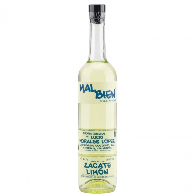 Mezcal Mal Bien - Zacate Limon - Receta Original de Lucio Morales Lpez (750)