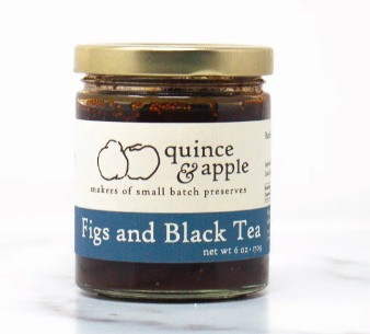 Quince & Apple - Figs & Black Tea Preserves 6oz Jar 0