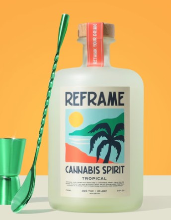 Reframe Cannabis Spirits - Tropical 102mg 750ml Bottle 0