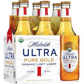 Michelob Ultra -  Pure Gold (6pk) (12oz bottles) (12oz bottles)