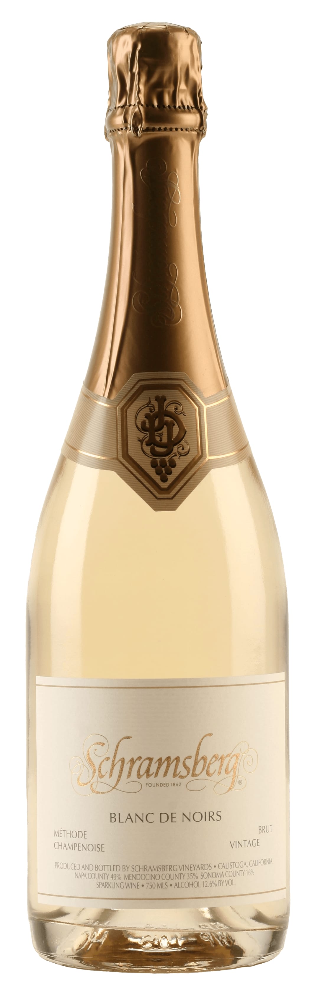 Schramsberg - Blanc de Noirs Napa-Mendocino-Sonoma Counties 2021 (750)