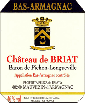Chateau de Briat - Bas Armagnac (750)