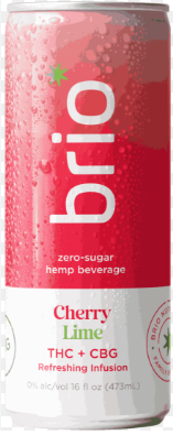 Brio - 10mg THC + CBG Cherry Lime 0 (414)