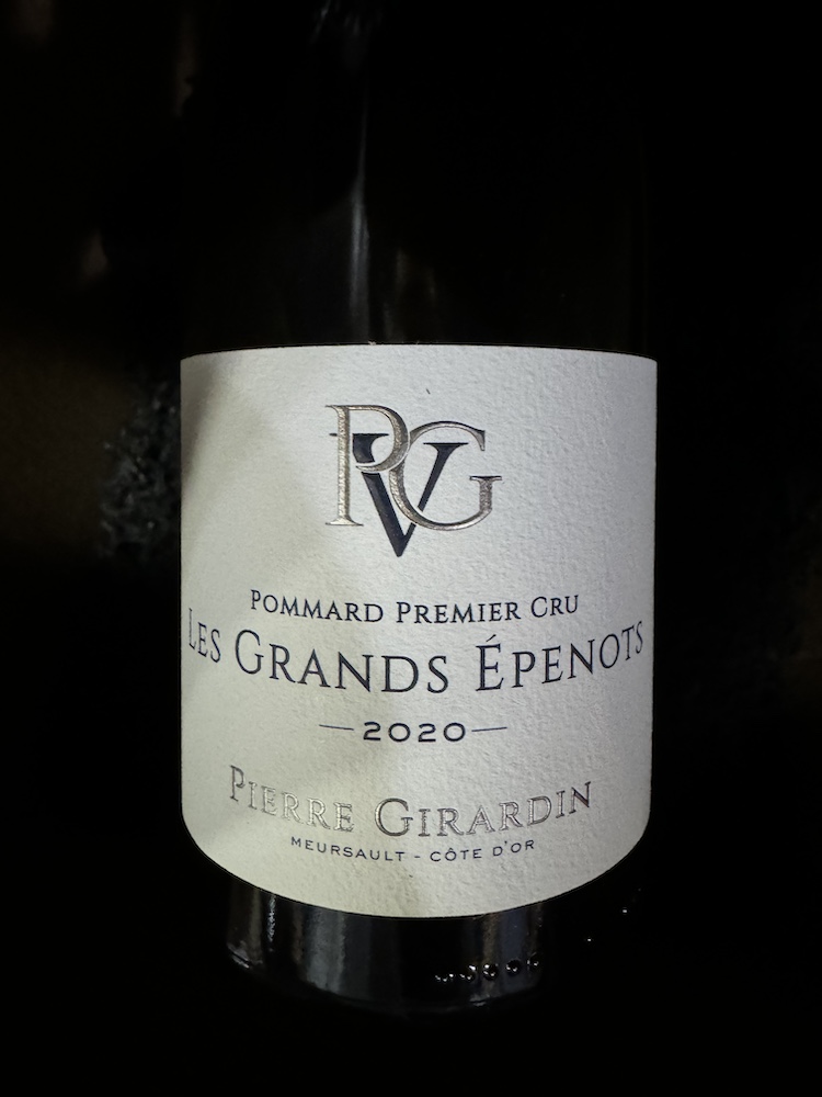 Pierre Vincent Girardin - Pommard 1er Cru Grands Epenots 2020 (750)