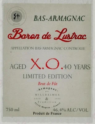 Baron Lustrac - 40 Year XO (750)