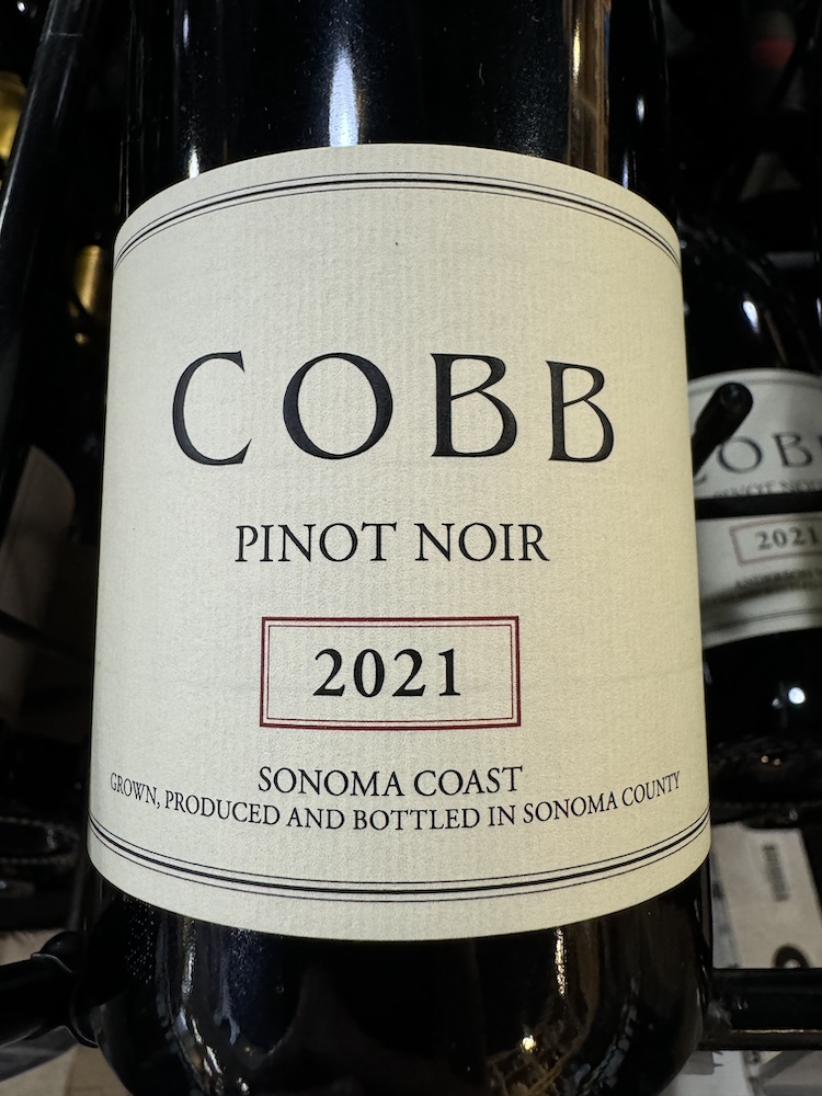 Cobb - Sonoma Coast Pinot Noir 2021 <span>(750)</span>