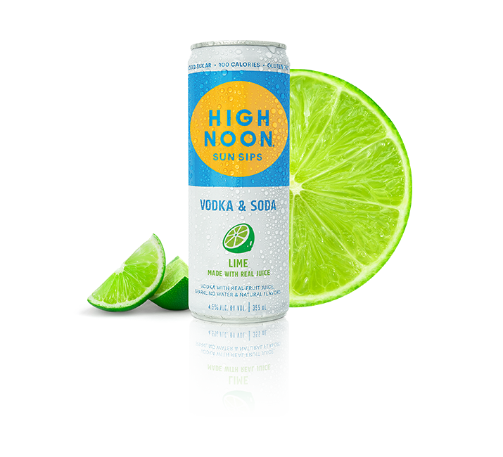 High Noon - Lime Vodka & Soda 0 (357)