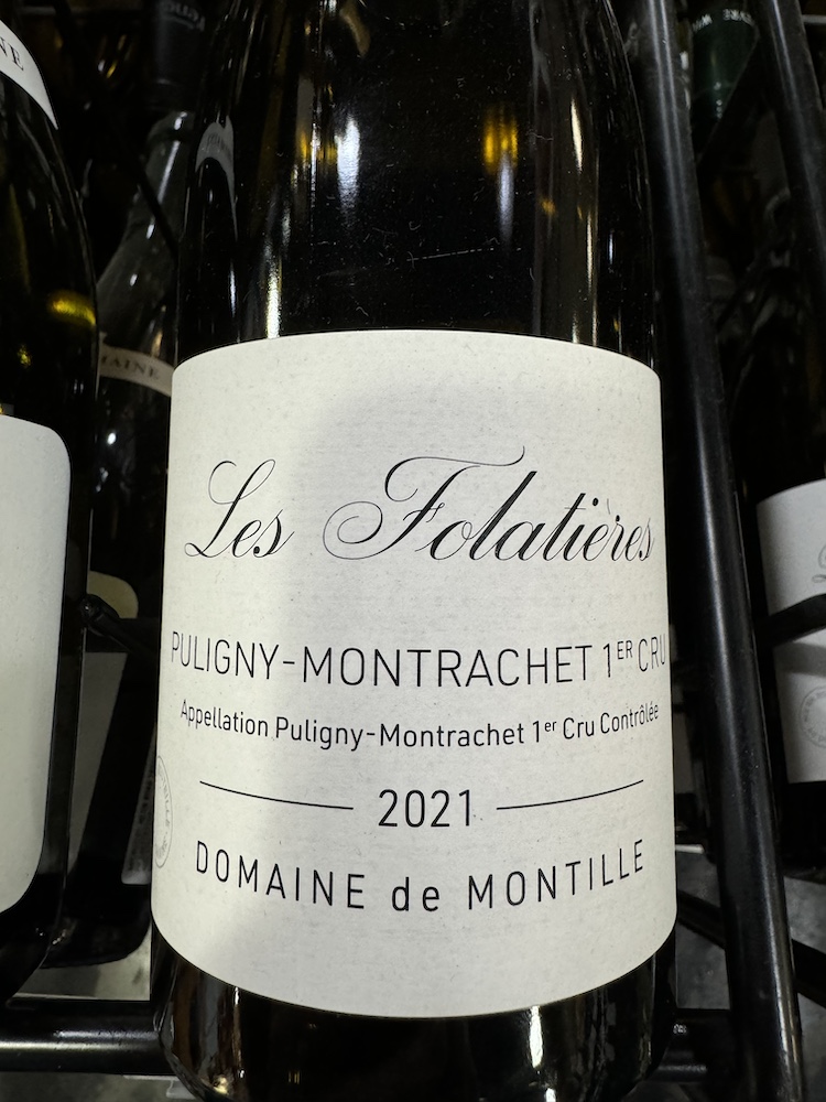 Domaine de Montille - Puligny Montrachet 1er Cru Folatieres 2021 (750)