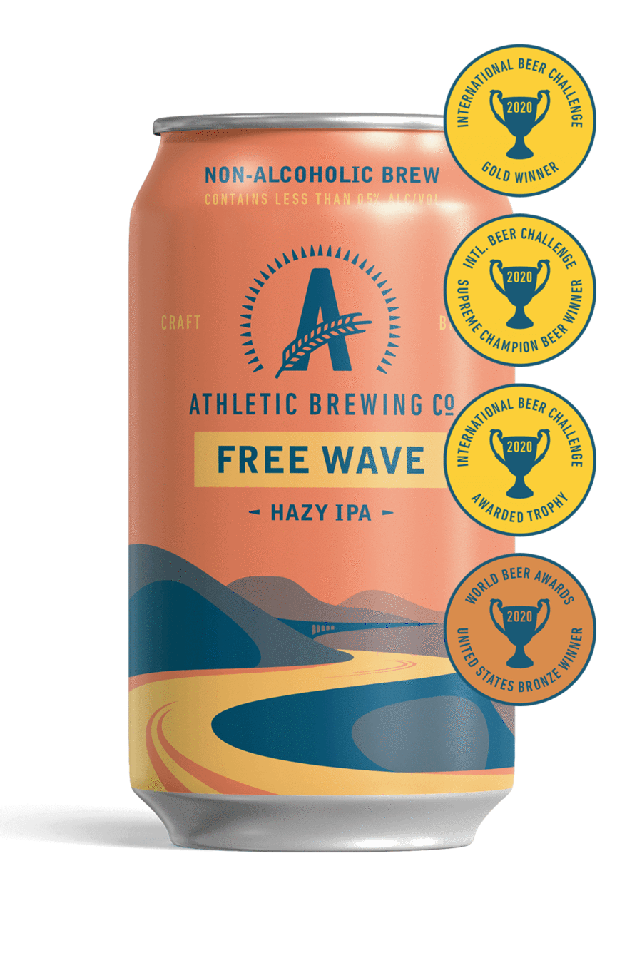 Athletic - Free Wave Hazy IPA (Non-Alcoholic) 0 (62)