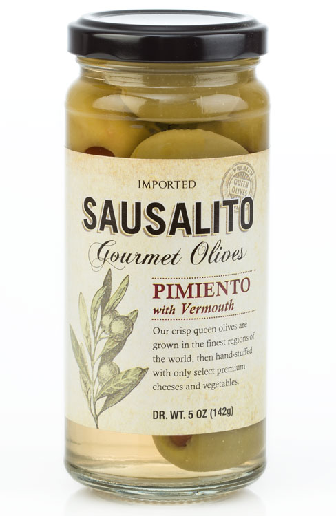 Sausalito Gourmet Foods - Pimento Vermouth Olives (5 oz) Jar 0