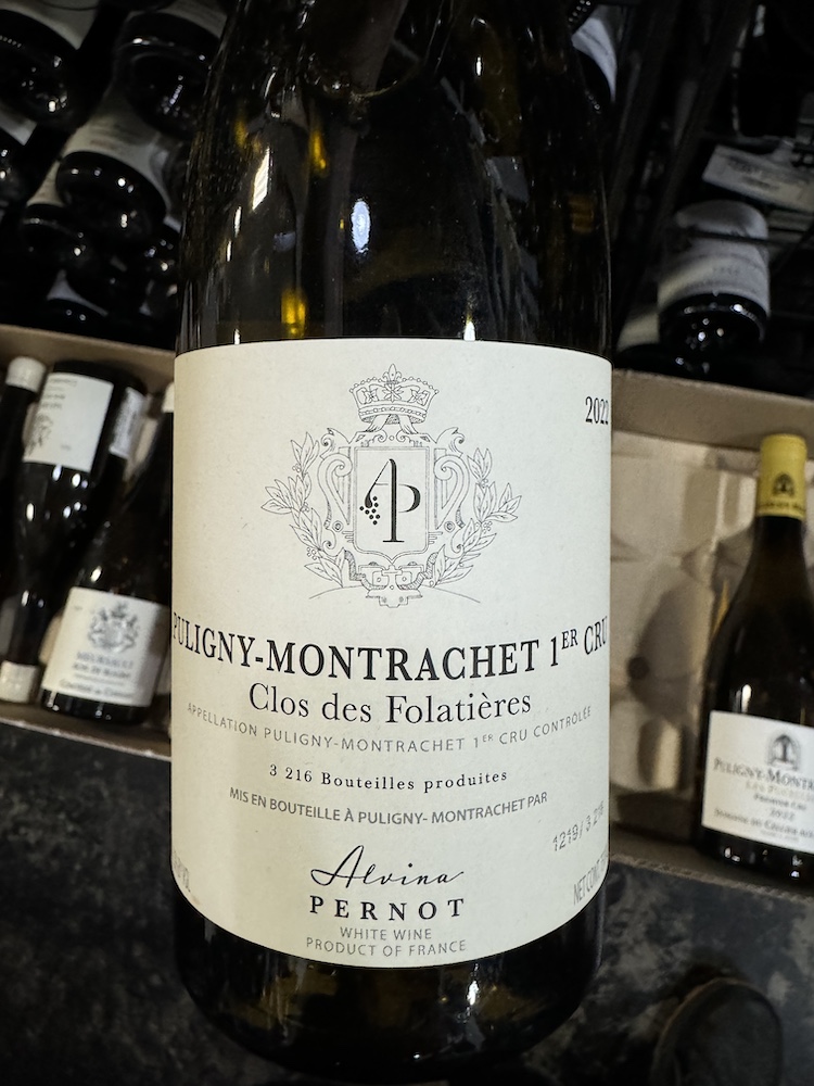 Alvina Pernot - Puligny Montrachet 1er Cru Clos Des Folatieres 2022 (750)