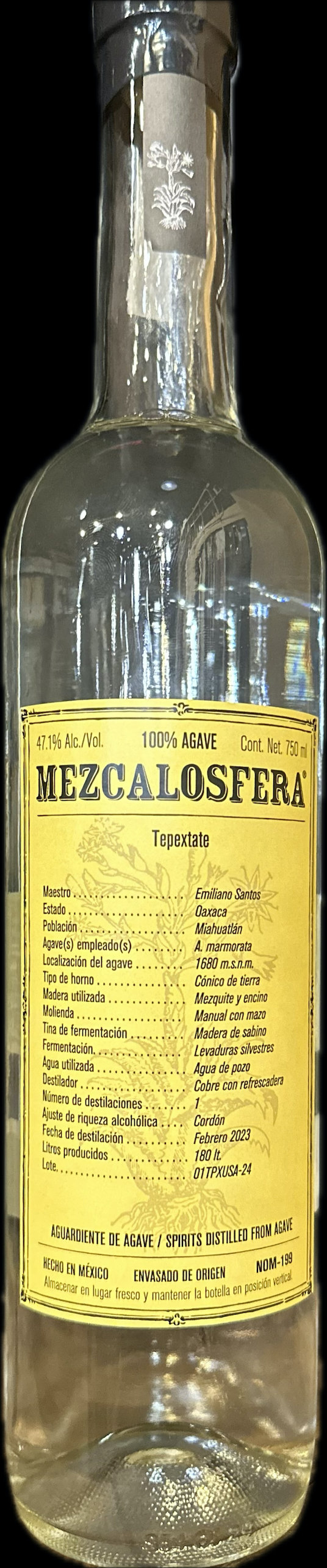 Mezcalosfera - Tepextate Don Emiliano Santos 0 (750)