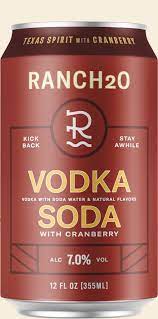 Ranch2O -  Vodka Soda with Cranberry 4pk 0 (417)