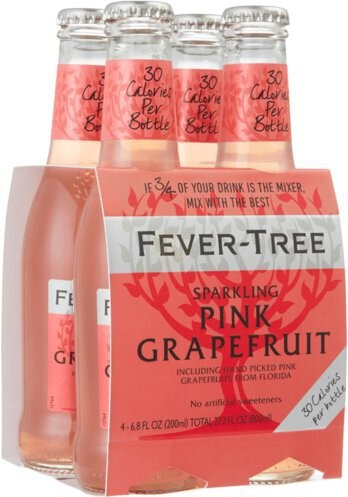 Fever Tree - Sparkling Pink Grapefruit 4pk 200ml bottle 0
