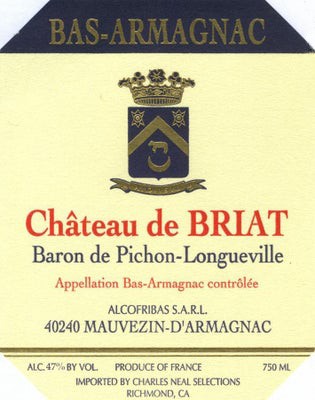 Chateau de Briat - Bas Armagnac Folle Blanche 2004 (750)