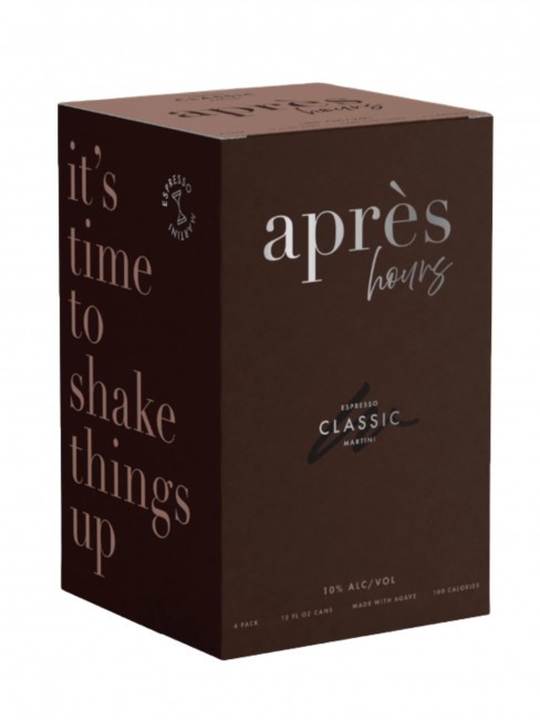 Apres Hours - Classic Espresso Martini (4 pack 12oz cans) (4 pack 12oz cans)