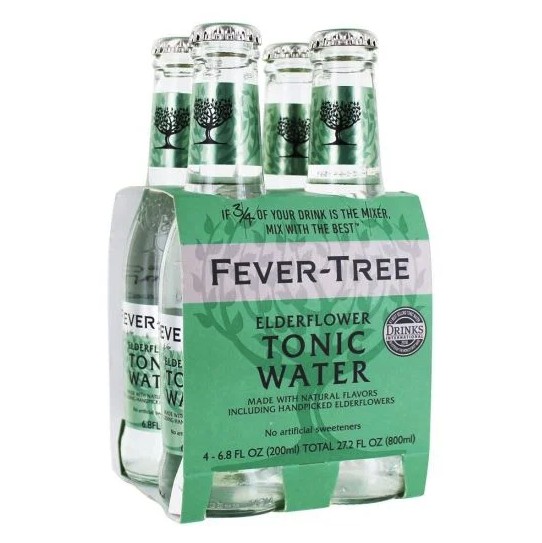 Fever Tree - Elderflower Tonic 4pk 200ml bottle 0